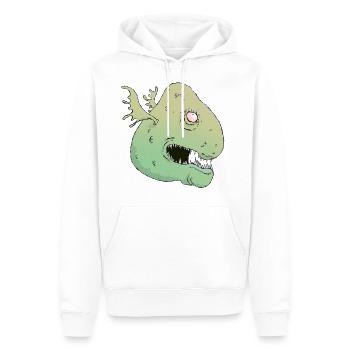St George Louison - Männer Premium Bio Hoodie - Weiß - Vorne - Nico (187cm)