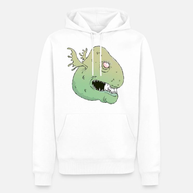 St George Louison - Männer Premium Bio Hoodie - Weiß