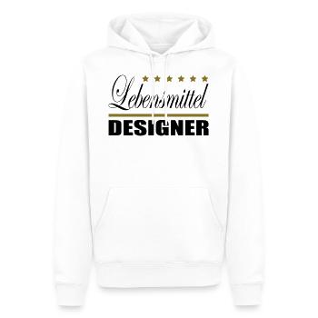 Lebensmittel Designer - Männer Premium Bio Hoodie - Weiß - Vorne - Nico (187cm)