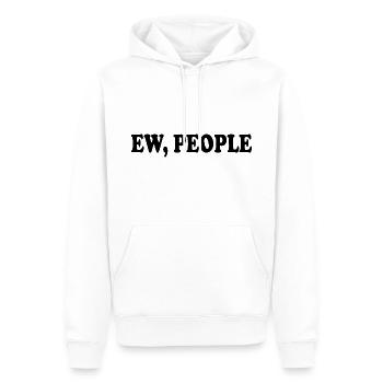 ew people - Männer Premium Bio Hoodie - Weiß - Vorne - Nico (187cm)