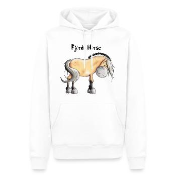 Knuffiger Norweger - Männer Premium Bio Hoodie - Weiß - Vorne - Nico (187cm)