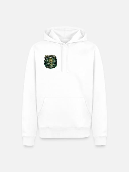 Cosmo-Kumpel im Weltraumanzug - Männer Premium Bio Hoodie - Weiß