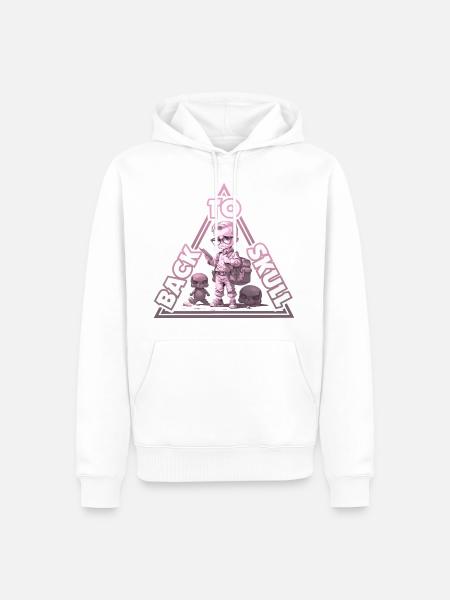 Back to school - Men’s Premium Organic Hoodie - white