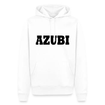 Azubi - Männer Premium Bio Hoodie - Weiß - Vorne - Nico (187cm)