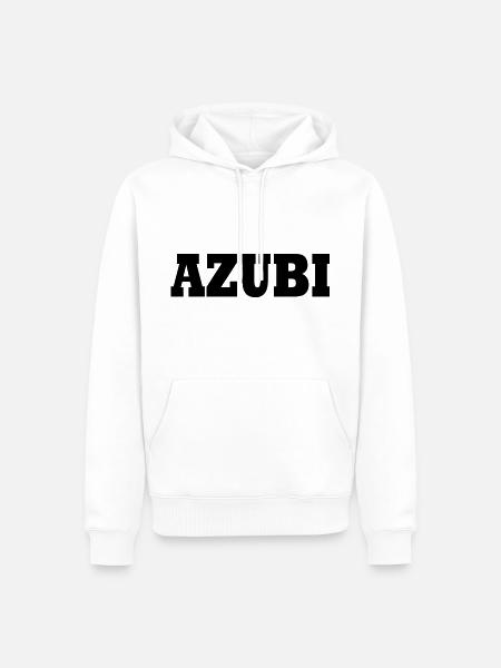 Azubi - Männer Premium Bio Hoodie - Weiß