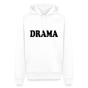 Drama - Sweat à capuche Premium bio Homme - blanc - Devant - Nico (187cm)