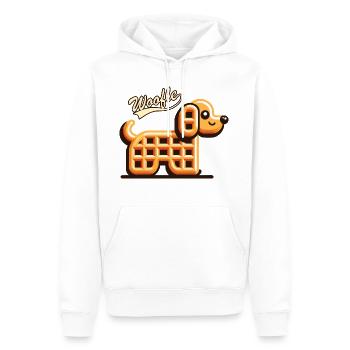 Woofle - Sweat à capuche Premium bio Homme - blanc - Devant - Nico (187cm)