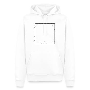 Sternen Rahmen mit Punkten Deko - Männer Premium Bio Hoodie - Weiß - Vorne - Nico (187cm)