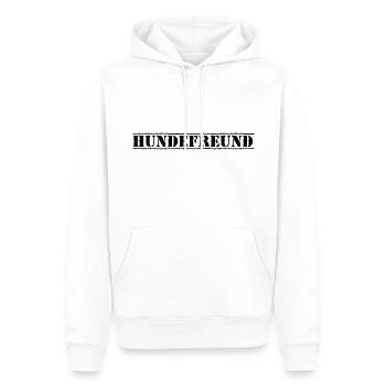 Hundefreund lustiger Spruch - Männer Premium Bio Hoodie - Weiß - Vorne - Nico (187cm)
