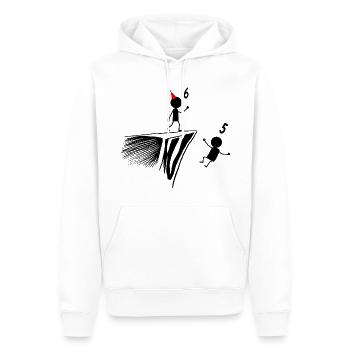 6. Geburtstag, 6 Jahre altes Geschenk, 6 Jahre alter Humor, 6 Jahre alt - Männer Premium Bio Hoodie - Weiß - Vorne - Nico (187cm)