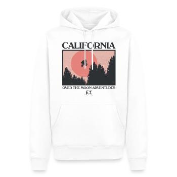 E.T. California Over The Moon Adventures - Men’s Premium Organic Hoodie - white - Front - Nico (187cm)