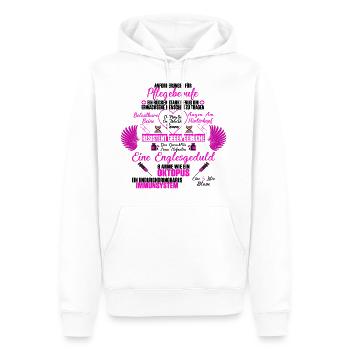 Anforderungen für Pflegeberufe T-Shirt Geschenk - Männer Premium Bio Hoodie - Weiß - Vorne - Nico (187cm)