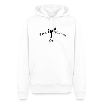 Taekwondo - Männer Premium Bio Hoodie - Weiß - Vorne - Nico (187cm)