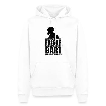 Glatzenträger Glatze Bartträger Glatze und Bart - Männer Premium Bio Hoodie - Weiß - Vorne - Nico (187cm)