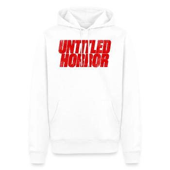Untitled Horror (Vintage Design) - Sweat à capuche Premium bio Homme - blanc - Devant - Nico (187cm)