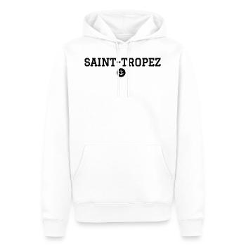 Saint-Tropez - Marine-Ankermedaillon - Männer Premium Bio Hoodie - Weiß - Vorne - Nico (187cm)