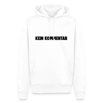 kein Kommentar Standpunkt - Männer Premium Bio Hoodie - Weiß - Vorne - Nico (187cm)