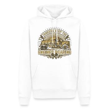 Tank Driver Tankers Keep The Engines Fuel Hauler - Männer Premium Bio Hoodie - Weiß - Vorne - Nico (187cm)