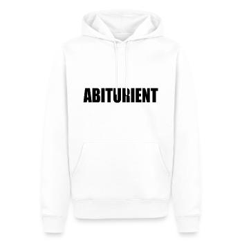 Abiturient - Männer Premium Bio Hoodie - Weiß - Vorne - Nico (187cm)