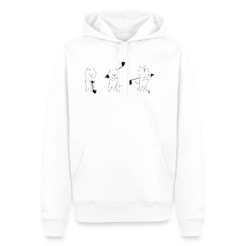 golf golfer golfen spielen player ball sports21 - Männer Premium Bio Hoodie - Weiß - Vorne - Nico (187cm)