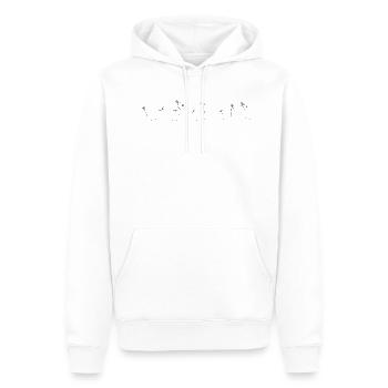 blumenwiese - Männer Premium Bio Hoodie - Weiß - Vorne - Nico (187cm)