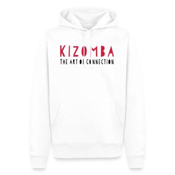 Kizomba The Art of Connection - Kizomba Dance Fash - Männer Premium Bio Hoodie - Weiß - Vorne - Nico (187cm)