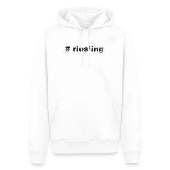 #riesling - Männer Premium Bio Hoodie - Weiß - Vorne - Nico (187cm)