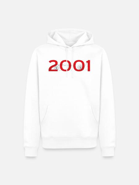 R8 Le Mans 2001 - Männer Premium Bio Hoodie - Weiß