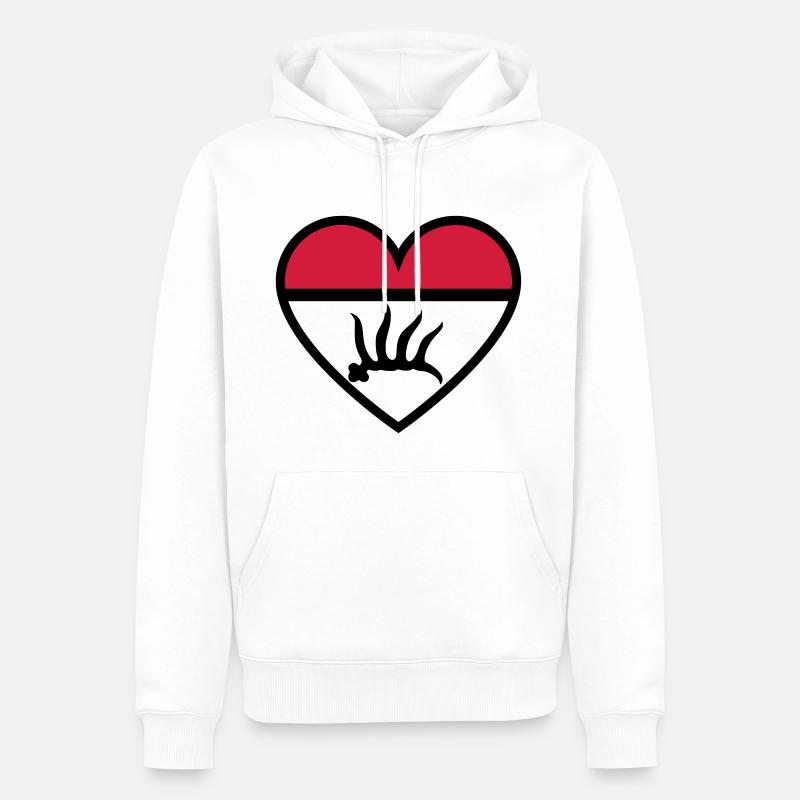 gp - Männer Premium Bio Hoodie - Weiß