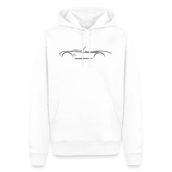 Shelby AC Cobra-Skizze - Männer Premium Bio Hoodie - Weiß - Vorne - Nico (187cm)