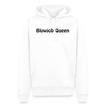 Blowjob-Queen - Männer Premium Bio Hoodie - Weiß - Vorne - Nico (187cm)