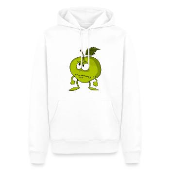 pomme furieux - Sweat à capuche Premium bio Homme - blanc - Devant - Nico (187cm)
