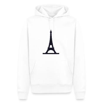 Eiffelturm - Männer Premium Bio Hoodie - Weiß - Vorne - Nico (187cm)