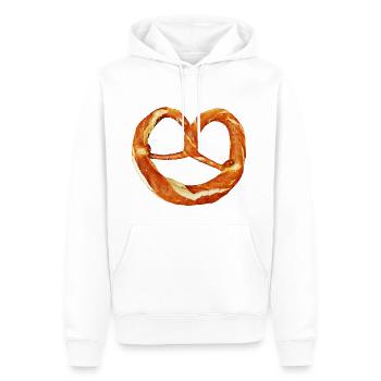 brot broetchen crossaint baecker baguette bread bu - Männer Premium Bio Hoodie - Weiß - Vorne - Nico (187cm)