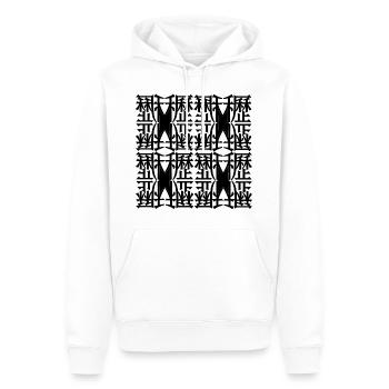 Neue Mode - Männer Premium Bio Hoodie - Weiß - Vorne - Nico (187cm)