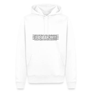 Jérémie 29 11 versets de la Bible Gebet Christen Bible - Sweat à capuche Premium bio Homme - blanc - Devant - Nico (187cm)