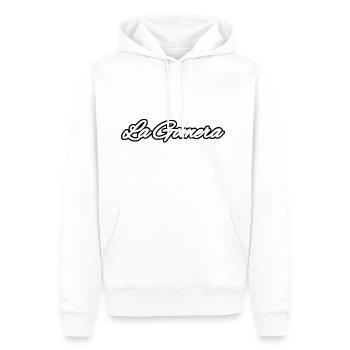 LA GOMERA - Männer Premium Bio Hoodie - Weiß - Vorne - Nico (187cm)