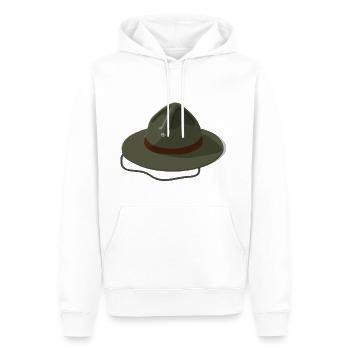 Ranger Hat Ward sauvage Afrique cadeau overseer - Sweat à capuche Premium bio Homme - blanc - Devant - Nico (187cm)