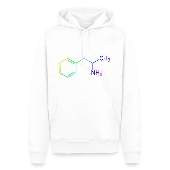 Speed Amphetamin Pepp - Männer Premium Bio Hoodie - Weiß - Vorne - Nico (187cm)