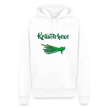 Kräuterhexe Kräuter Schnittlauch - Männer Premium Bio Hoodie - Weiß - Vorne - Nico (187cm)