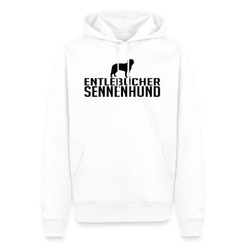 race Entlebuch sennenhund - Sweat à capuche Premium bio Homme - blanc - Devant - Nico (187cm)