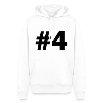 #4 - Sweat à capuche Premium bio Homme - blanc - Devant - Nico (187cm)