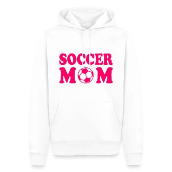 Soccer mom - Sweat à capuche Premium bio Homme - blanc - Devant - Nico (187cm)