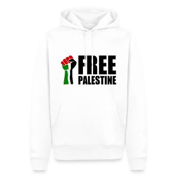 Free palestine - Männer Premium Bio Hoodie - Weiß - Vorne - Nico (187cm)