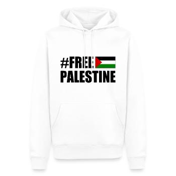 Free palestine - Männer Premium Bio Hoodie - Weiß - Vorne - Nico (187cm)