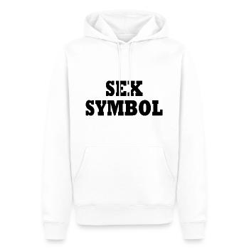 Sex symbol - Männer Premium Bio Hoodie - Weiß - Vorne - Nico (187cm)