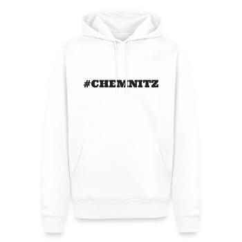 #Chemnitz Allemagne de l’Est - Sweat à capuche Premium bio Homme - blanc - Devant - Nico (187cm)