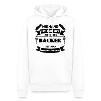Perfekter Bäcker Bäckerei Brot Backen Gebäck - Männer Premium Bio Hoodie - Weiß - Vorne - Nico (187cm)