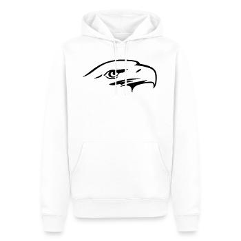 Adlerauge - Vectorart Geschenk Geschnekidee - Männer Premium Bio Hoodie - Weiß - Vorne - Nico (187cm)