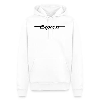 Express 27/37 sailing class logo - Men’s Premium Organic Hoodie - white - Front - Nico (187cm)